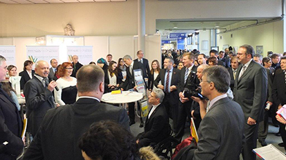 exhibition stand »Welcome to Saxony – Immigration and labour market« exhibition stand »Welcome to Saxony – Immigration and labour market«