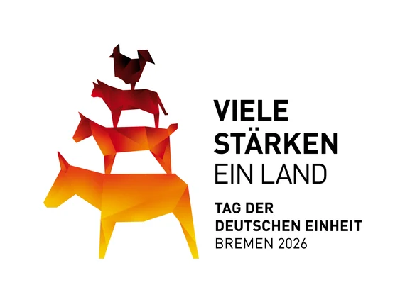 Das Logo zuz den Feierlichkeiten des Tages der Deutschen Einheit 2026
